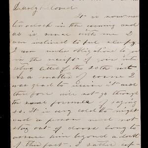 a page of handwritten text