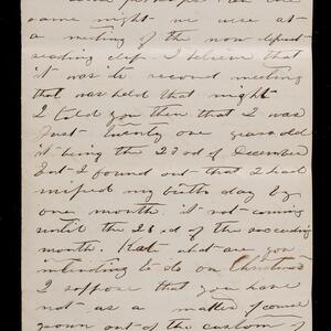 a page of handwritten text