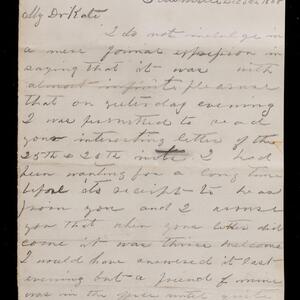 a page of handwritten text
