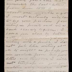 a page of handwritten text