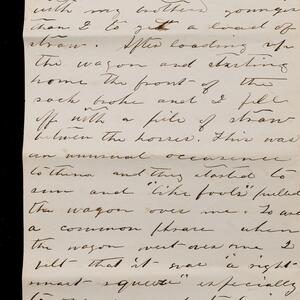 a page of handwritten text