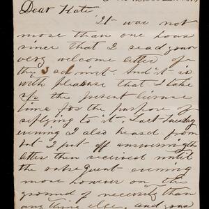 a page of handwritten text