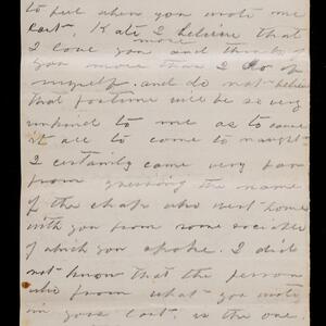 a page of handwritten text
