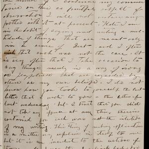 a page of handwritten text