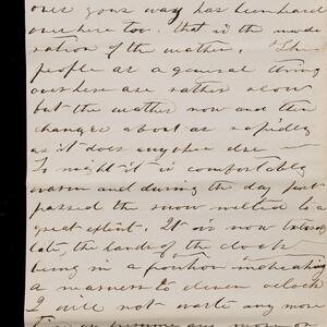 a page of handwritten text