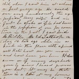 a page of handwritten text