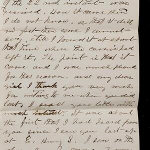 a page of handwritten text