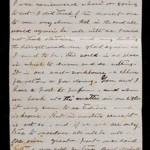 a page of handwritten text