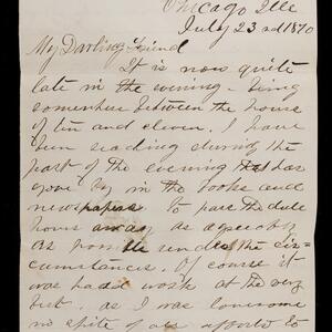 a page of handwritten text
