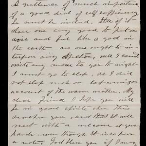 a page of handwritten text
