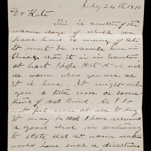 a page of handwritten text