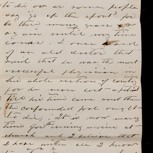 a page of handwritten text