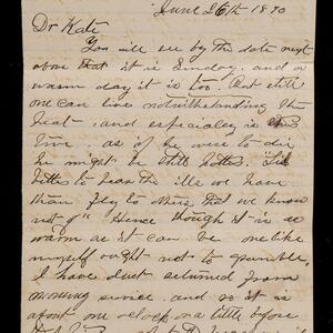 a page of handwritten text