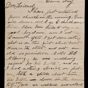 a page of handwritten text