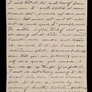 a page of handwritten text