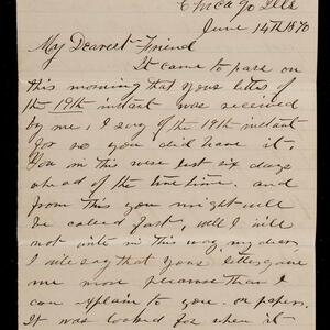 a page of handwritten text