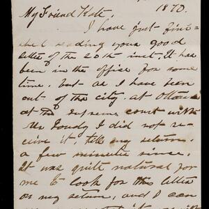 a page of handwritten text
