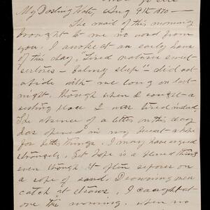 a page of handwritten text