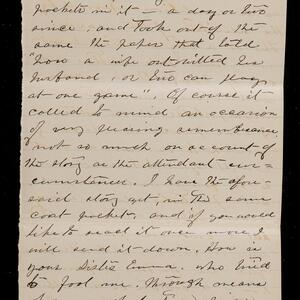 a page of handwritten text