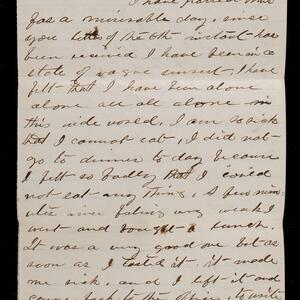 a page of handwritten text