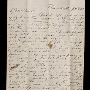 a page of handwritten text