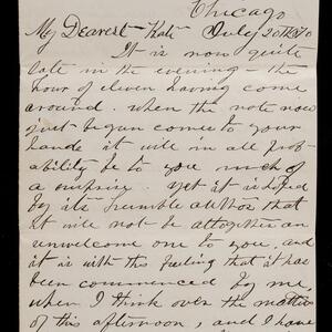 a page of handwritten text