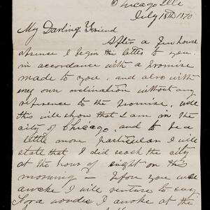 a page of handwritten text