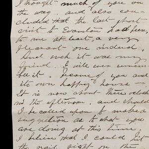a page of handwritten text