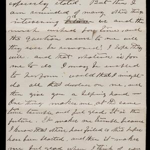 a page of handwritten text