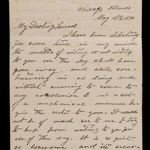 a page of handwritten text