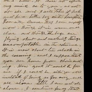 a page of handwritten text