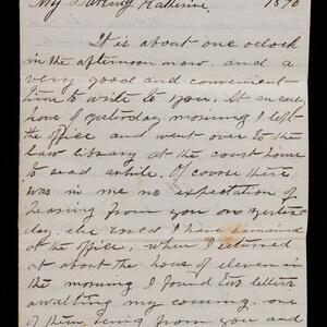 a page of handwritten text