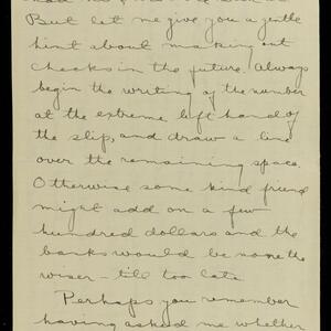 a page of handwritten text