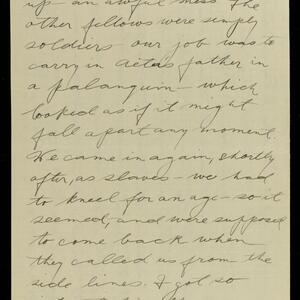 a page of handwritten text