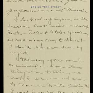 a page of handwritten text