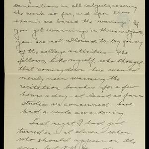 a page of handwritten text