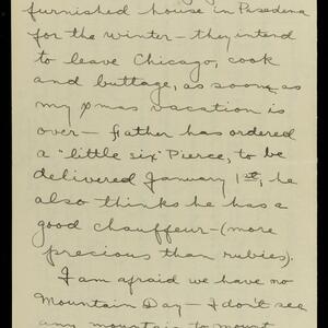 a page of handwritten text