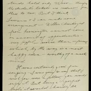 a page of handwritten text