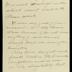 a page of handwritten text