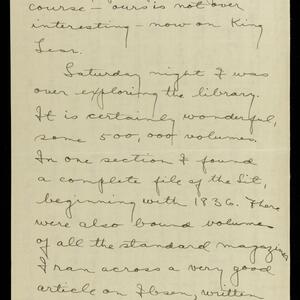 a page of handwritten text