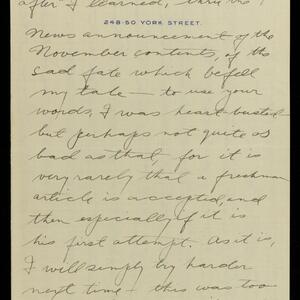 a page of handwritten text