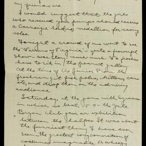 a page of handwritten text