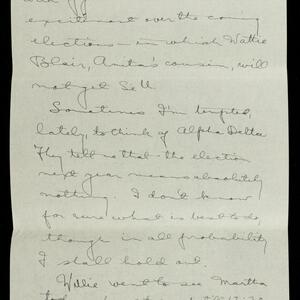 a page of handwritten text