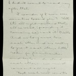 a page of handwritten text