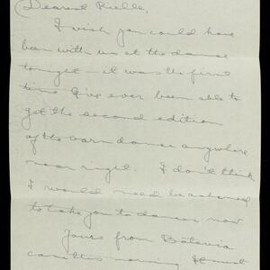 a page of handwritten text