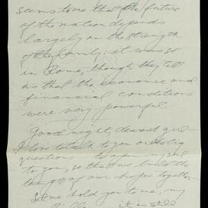 a page of handwritten text