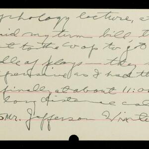 a page of handwritten text
