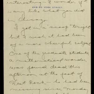 a page of handwritten text