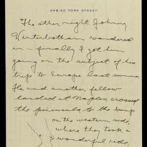 a page of handwritten text