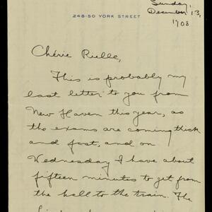 a page of handwritten text